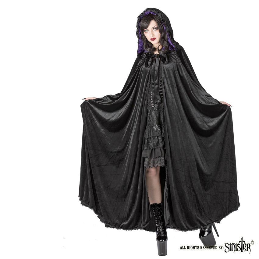 Sinister - 344 Umhang - Schwarz/Lila